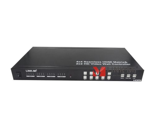 Link-Mi HDMI/DVI高清矩阵器4进4出 拼接与切换的完美结合